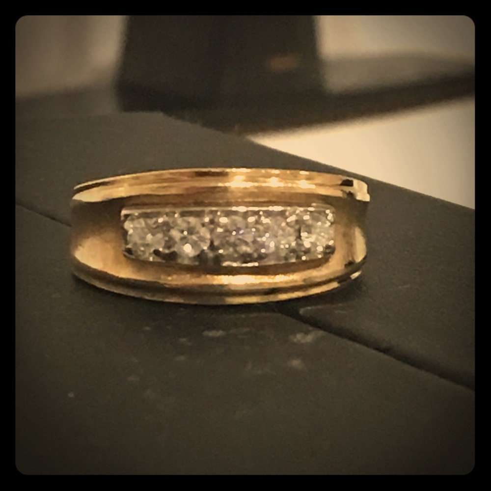 14k Yellow & White Gold .55 TCW Diamond Ring